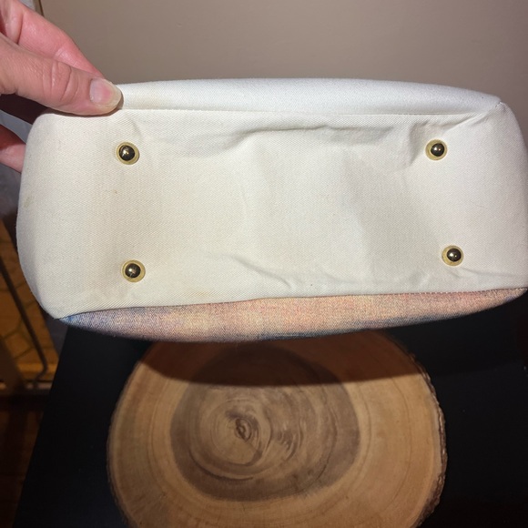 Vintage unused beaded elephant tote bamboo handles - Picture 9 of 9